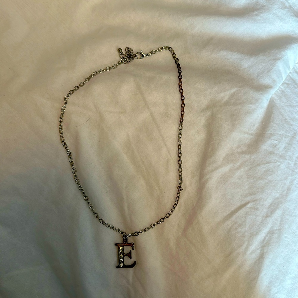E- charm Necklace